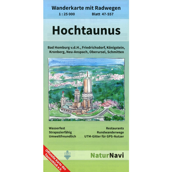 Hochtaunus 1 : 25 000, Blatt 47-557 - Wanderkarte