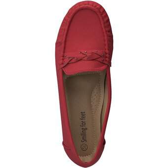 smiling for feet Slipper in rot
