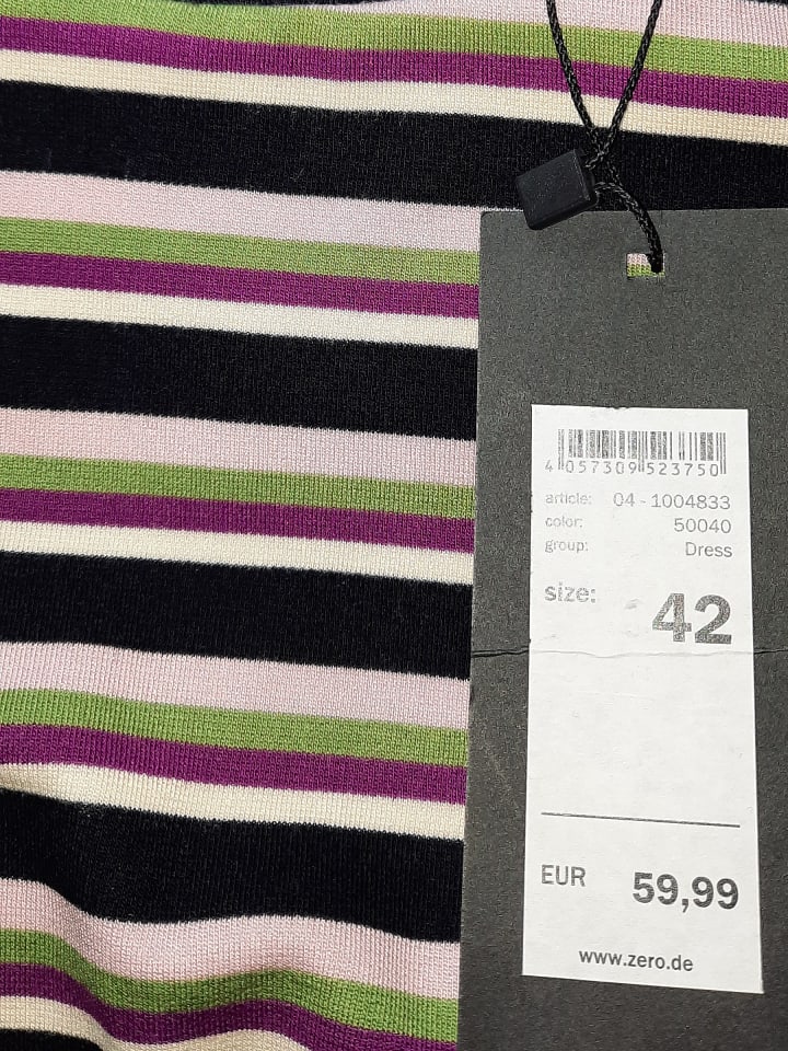 Zero Schönes Kleid von Zero in Gr. 42 günstig kaufen 42