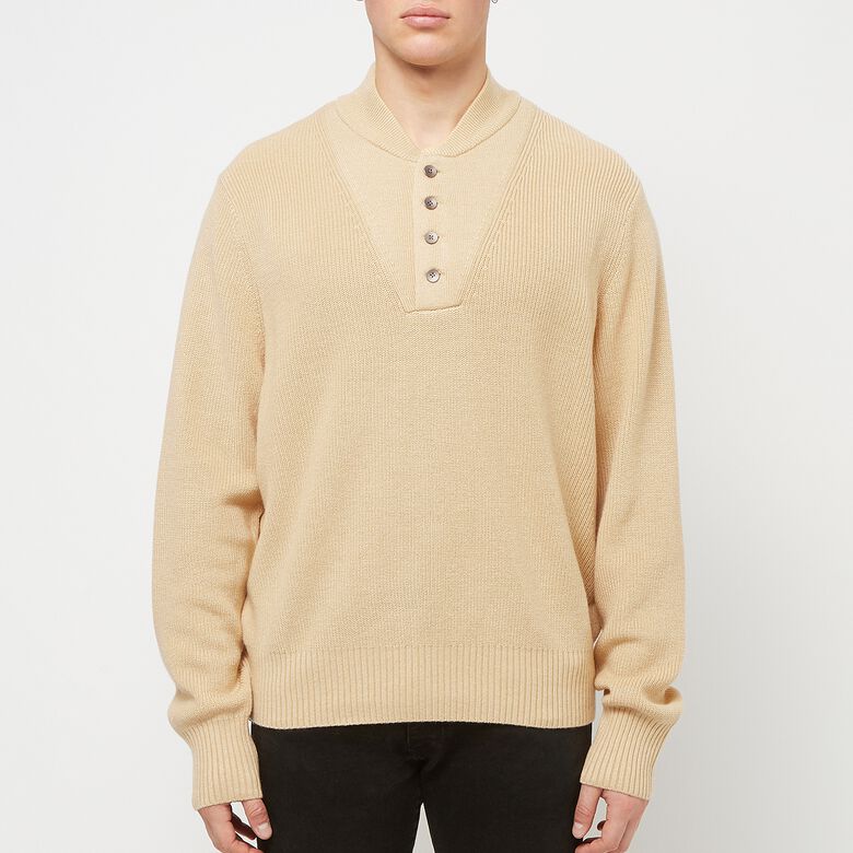 NIKE Life Military Henley Sweat sesame