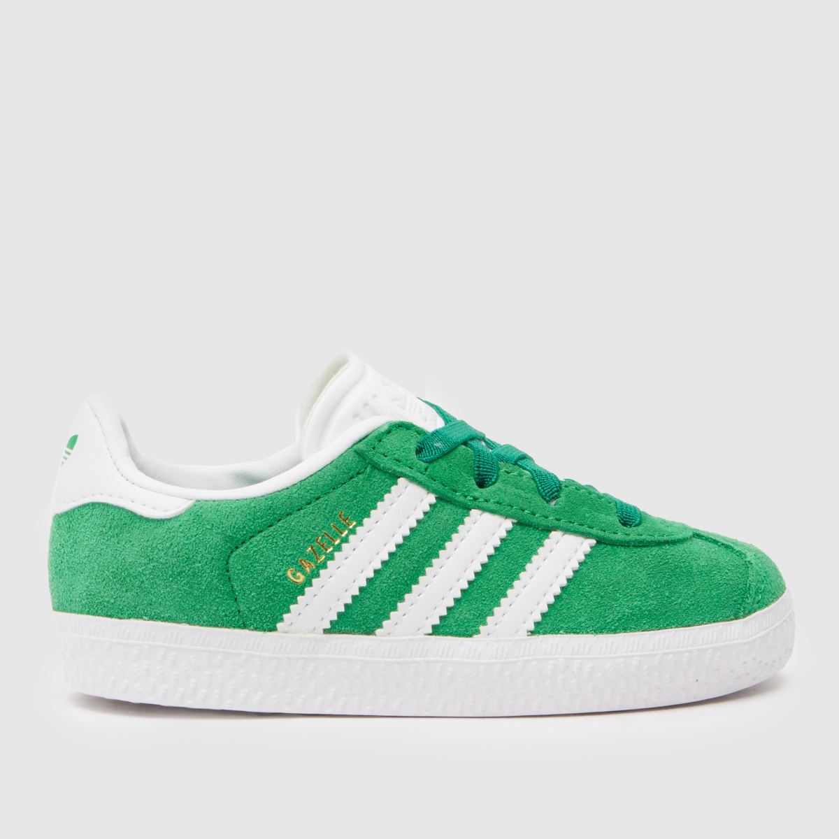 adidas gröna Gazelle Pojkar Småbarnsskor