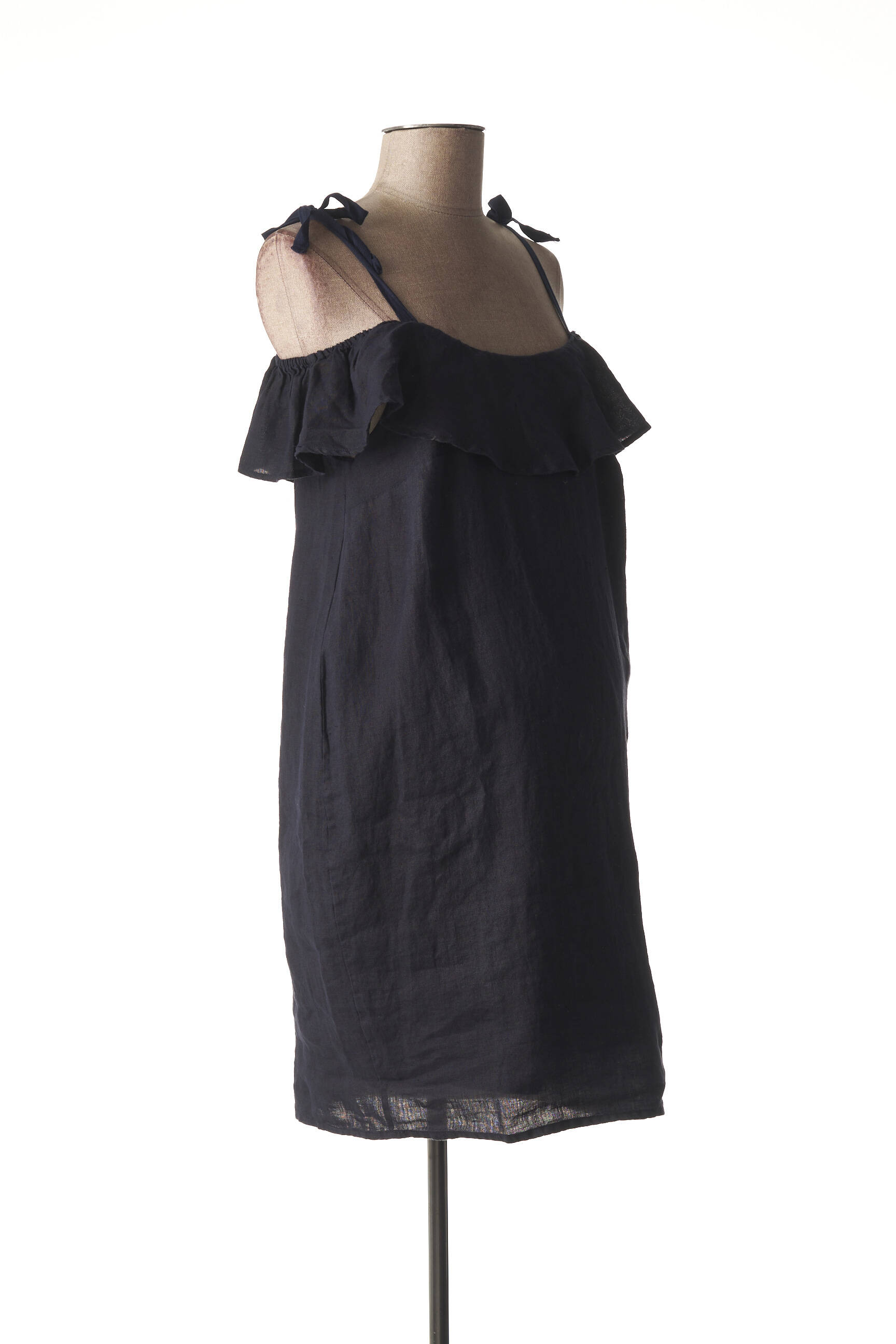 Menonove Robes Maternite Femme couleur bleu
