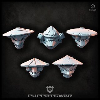 Bushi Gobots Heads (5)