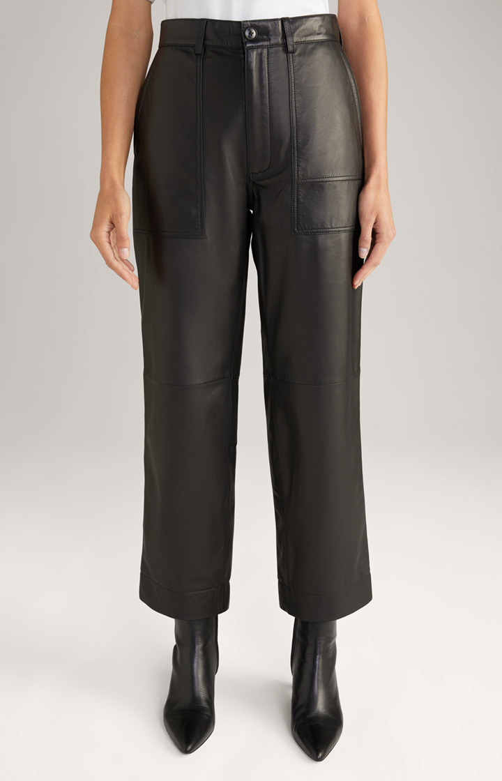 Lederhose in Schwarz