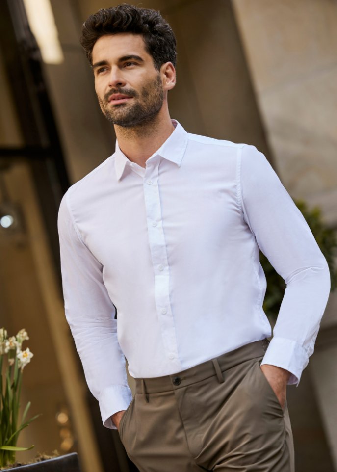 Stretch-Hemd, Slim Fit