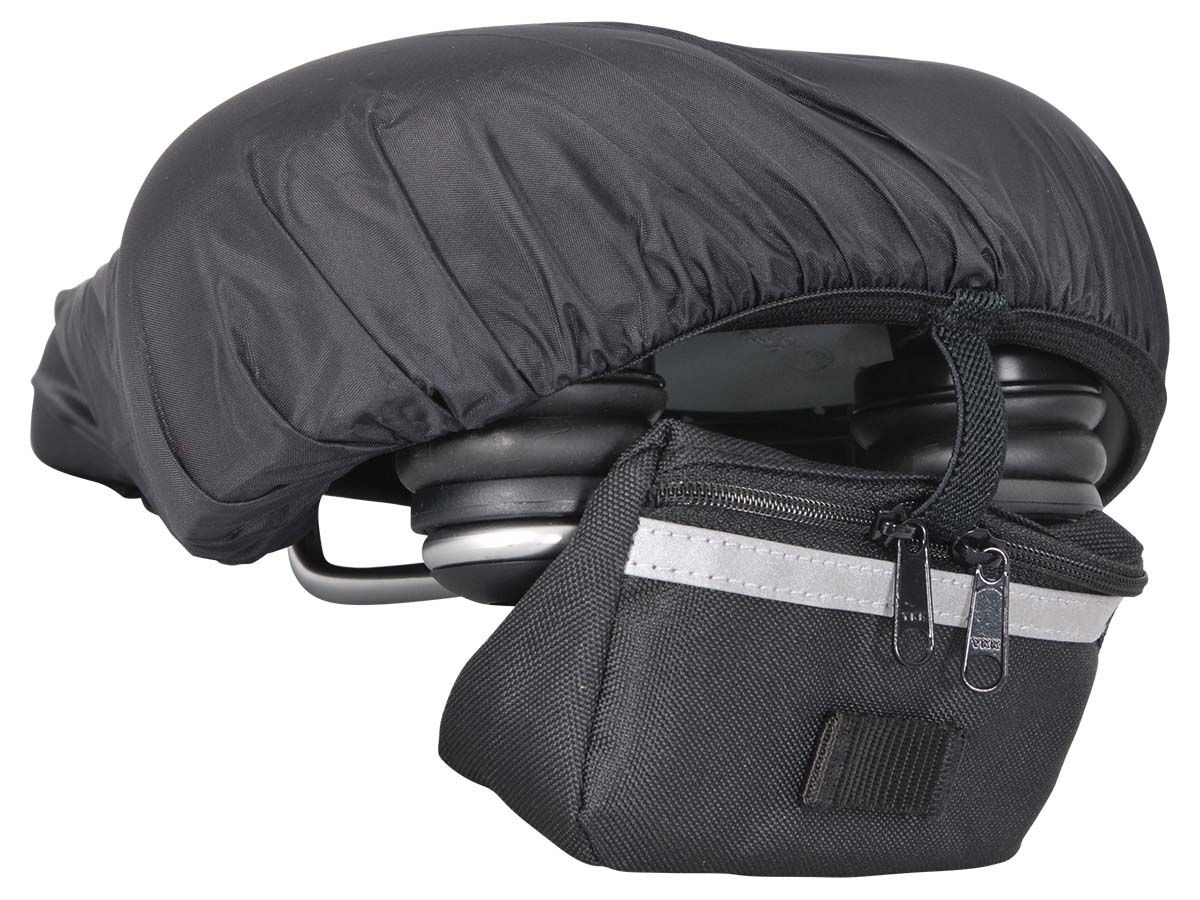 Fahrradsattelbezug in Tasche