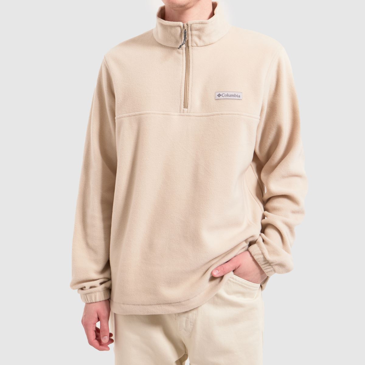 Columbia – Steens Mountain – Beige jacka med halv dragkedja