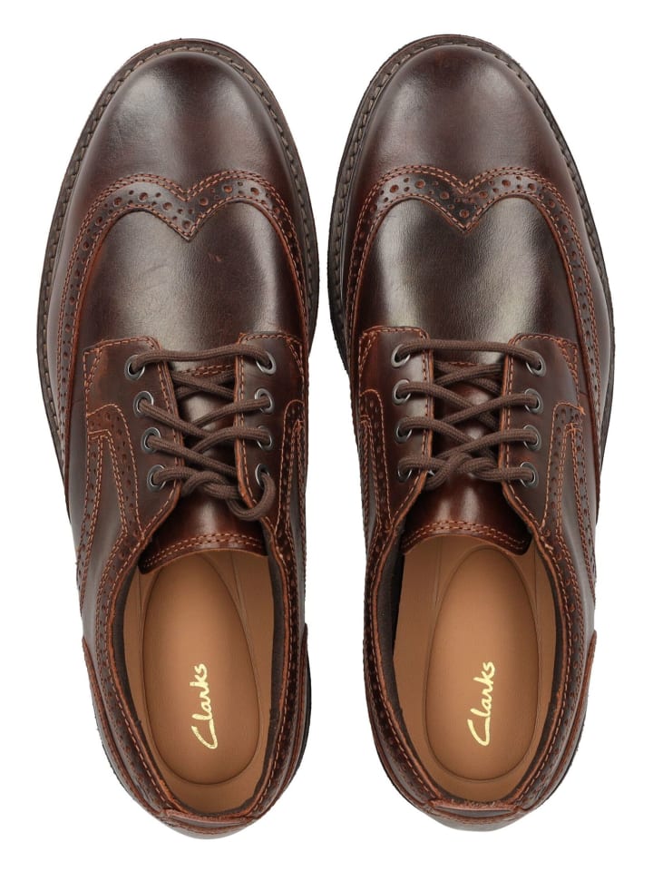 Clarks Halbschuhe in Tan günstig kaufen