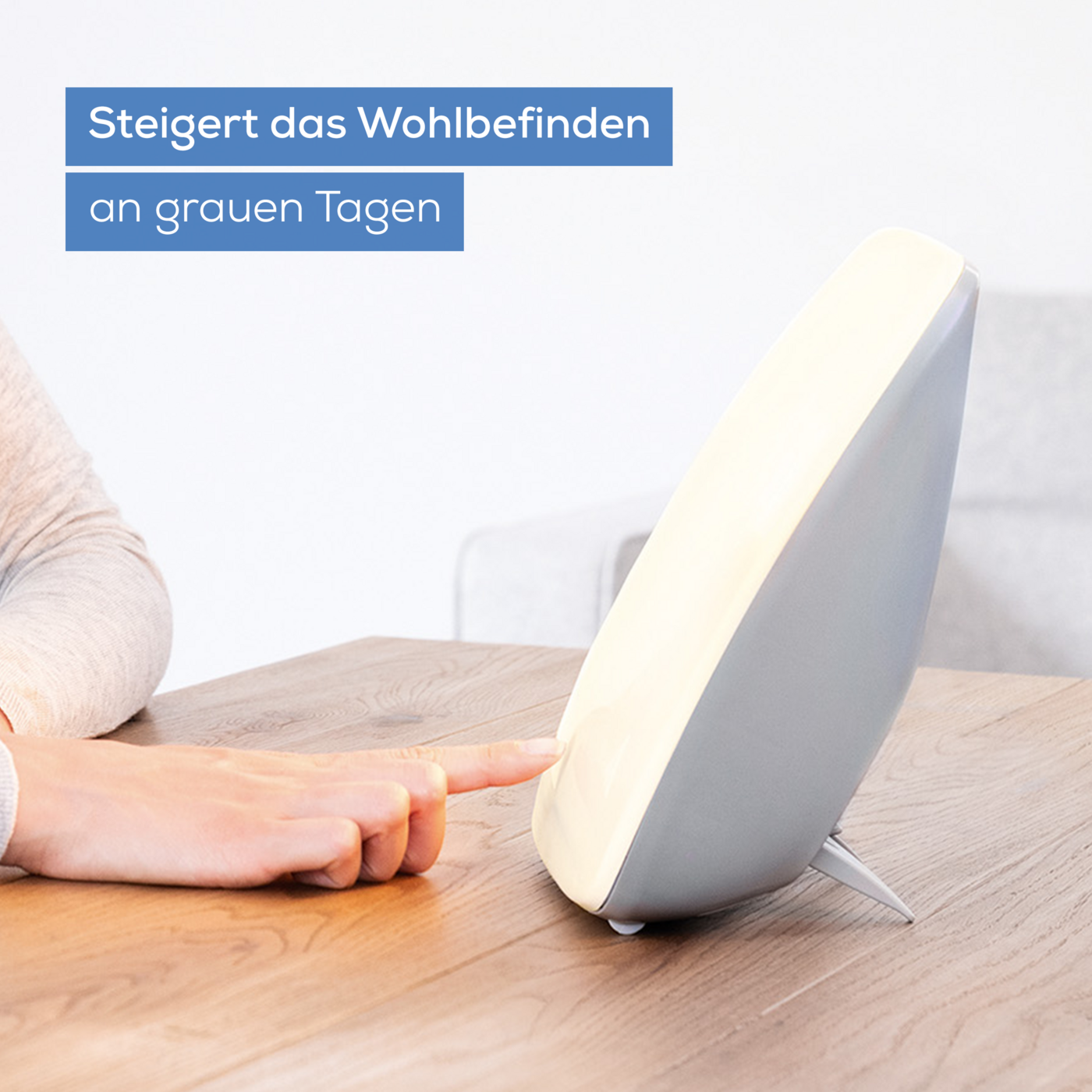 Beurer TL 41 Touch Tageslichtlampe-Tageslichtlampe für Wohlbefinden in sonnenarmen Monaten mit Touchbedienung