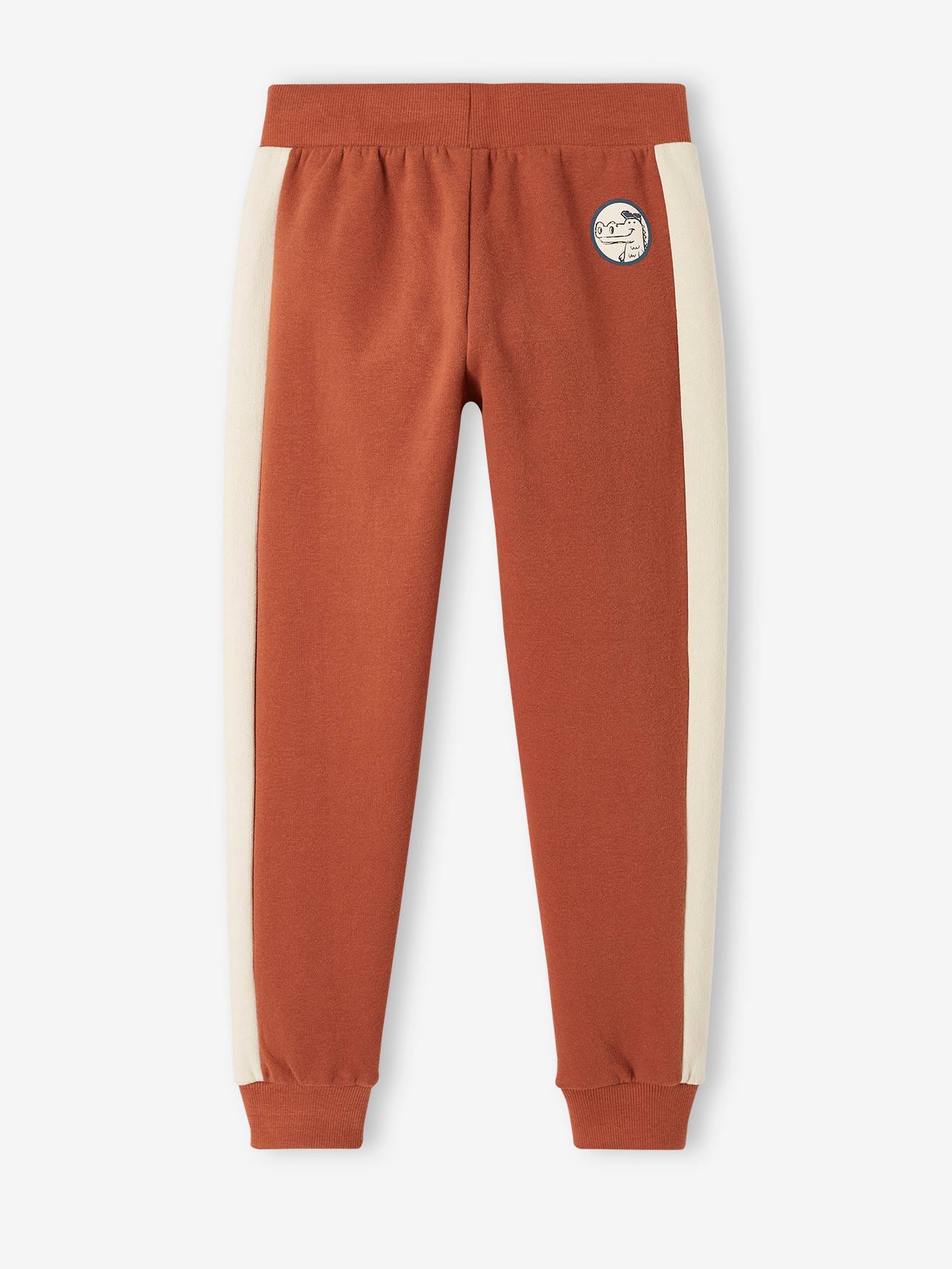Vertbaudet Jungen Joggpants mit Schlupfbund - pekannüsse