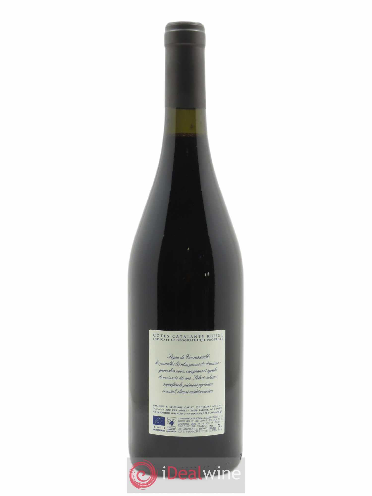 Côtes du Roussillon Roc des Anges Segna de Cor Marjorie et Stéphane Gallet  2020 - Lot de 1 Bouteille