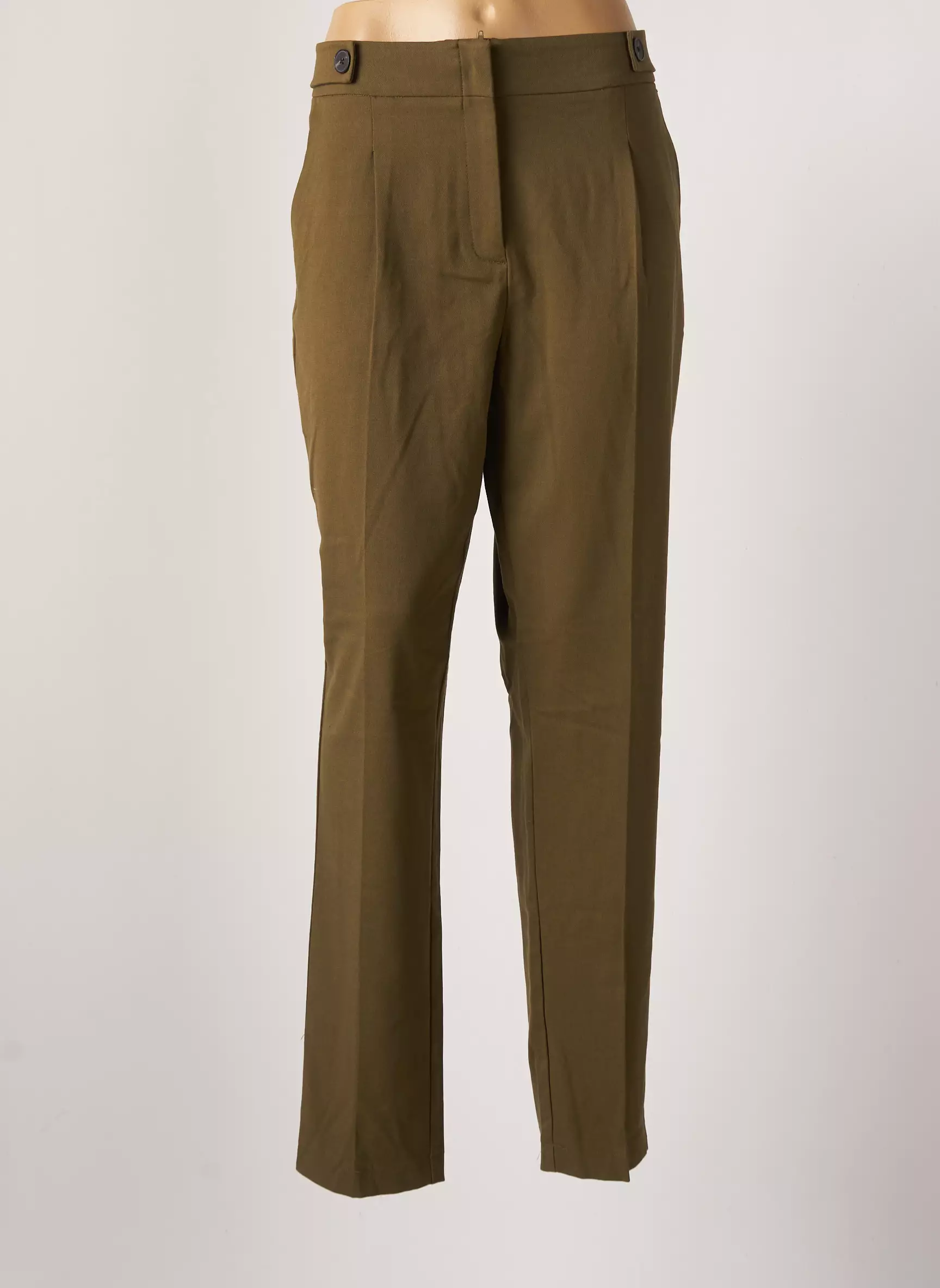 Vero Moda Pantalons Chino Femme couleur vert
