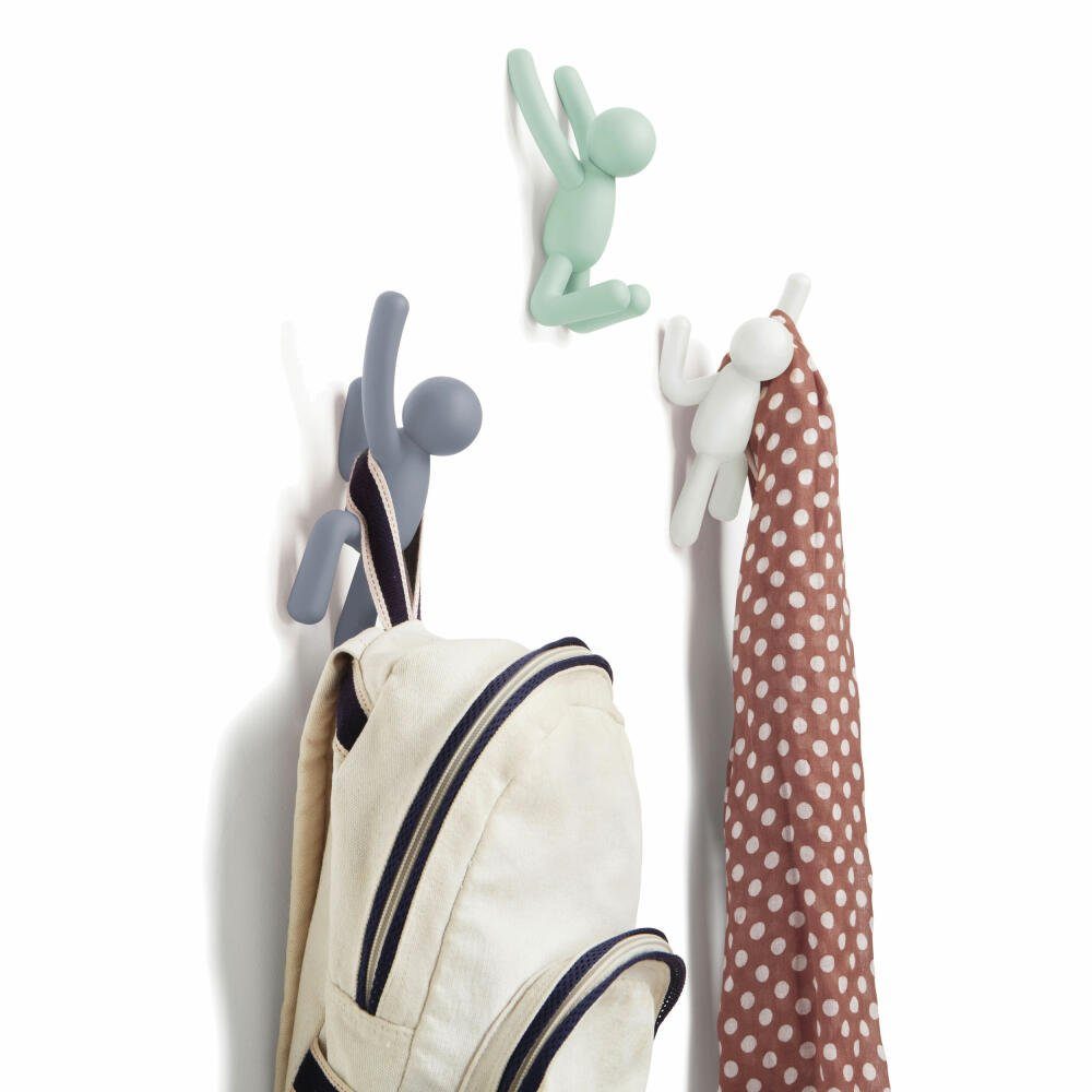 Umbra Wandhaken Hooks Buddy 3 Haken Pastell, (Set, 3-St)