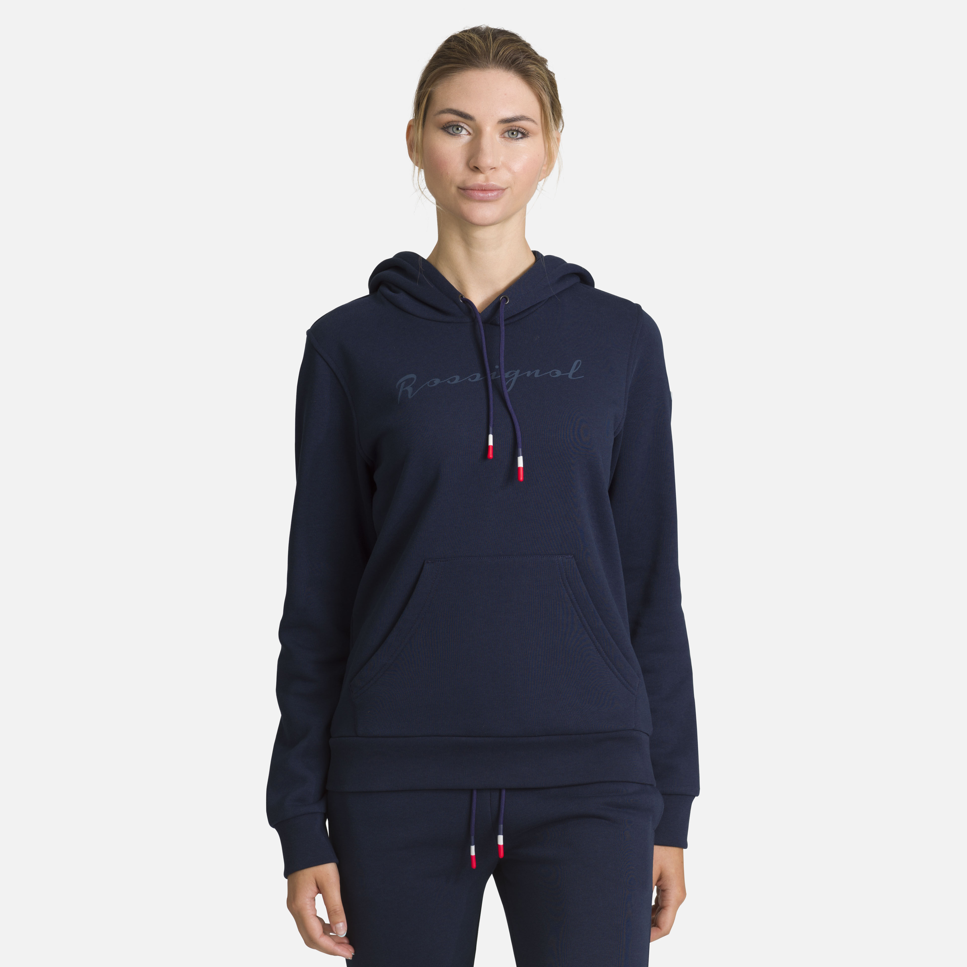 Sweat en coton à capuche Logo Femme