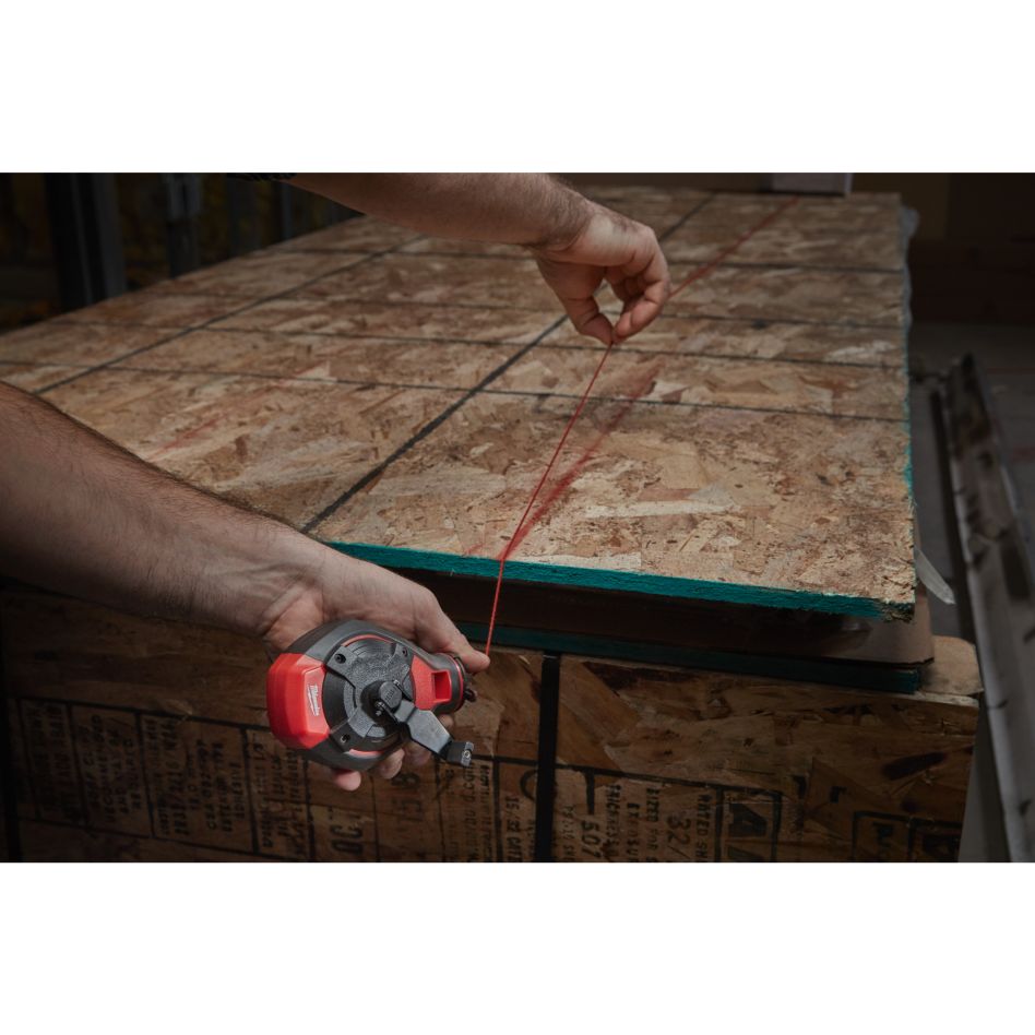Rolă de fir de cretă Milwaukee Accessories 4932498391, fir gros 30 m, inclusiv cretă roșie