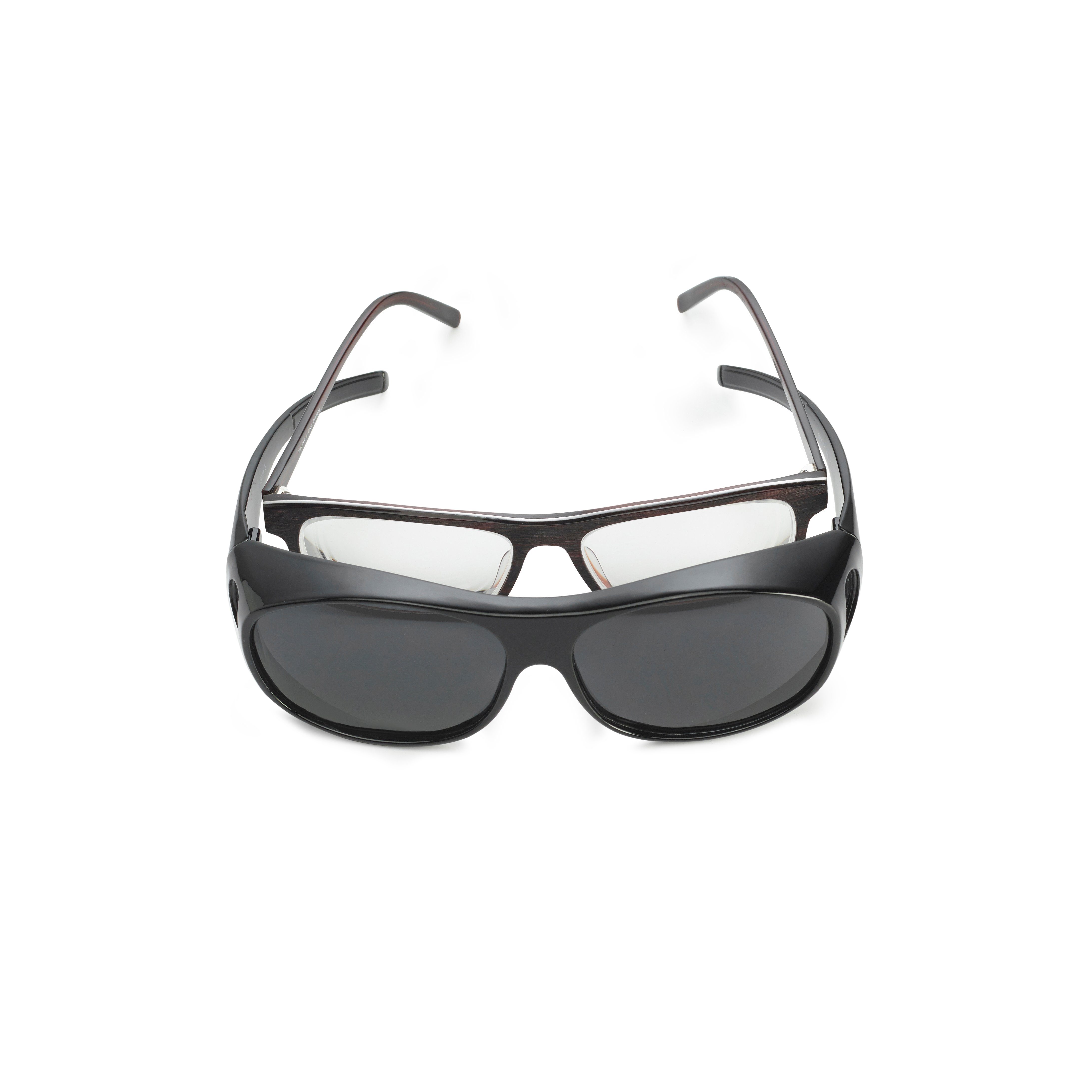 FALINGO Sonnenbrille Sonnenüberbrille Überzieh Sonnenbrille Überbrille Überziehbrille FLEXI EDITION polarisiert UV 400