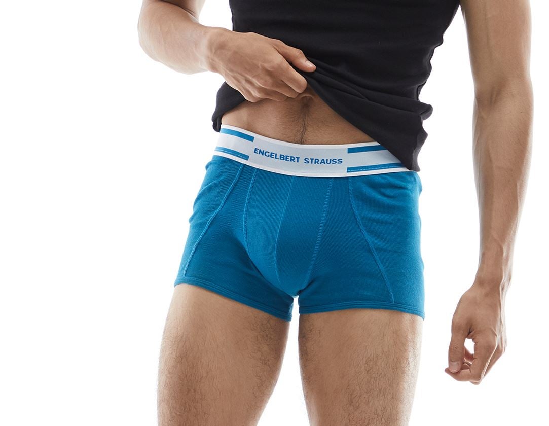 e.s. cotton rib Pants, 2er Pack