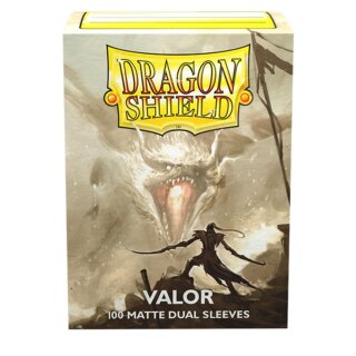 Dragon Shield: Standard Size Matte Dual Sleeves - Valor (100)
