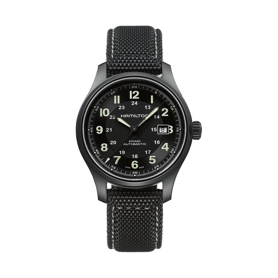 Hamilton Herrenuhr Khaki Field Titanium Auto