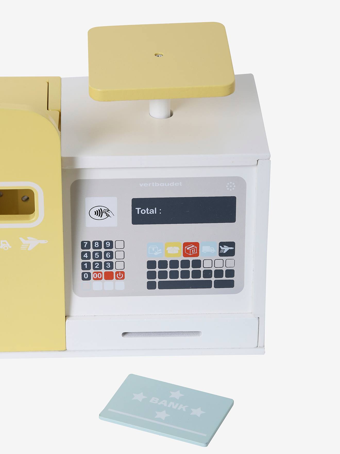 Bureau de poste en bois FSC® blanc