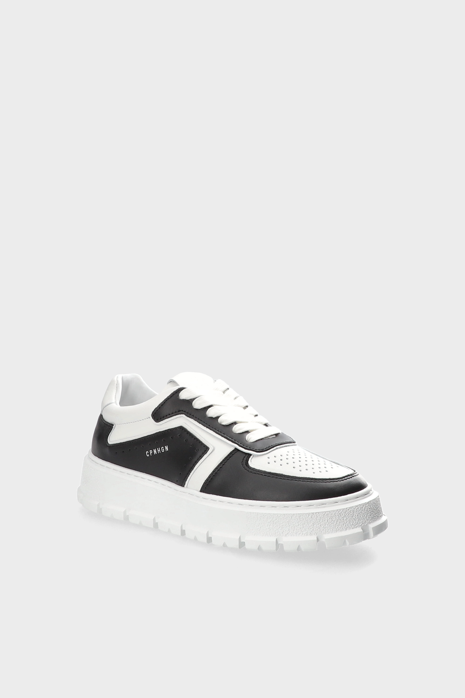 CPH332 leather mix black/white