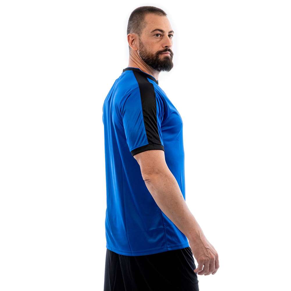 Givova Kit Revolution Fußball Trikot mit Shorts blau schwarz