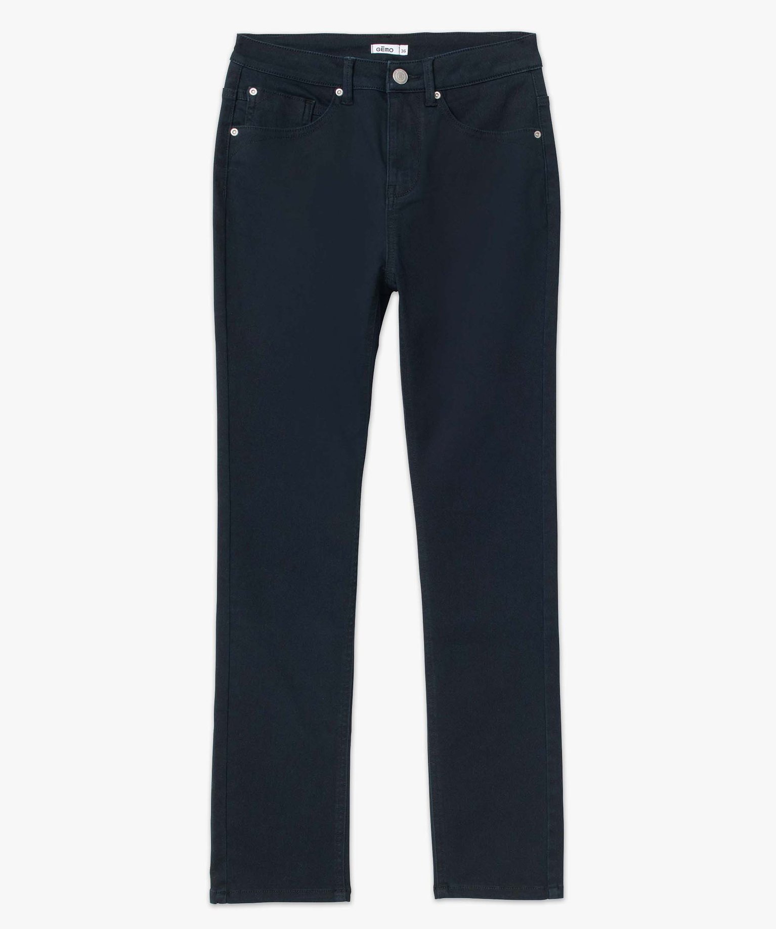 Pantalon femme coupe Regular - Longueur L26 noir | GEMO