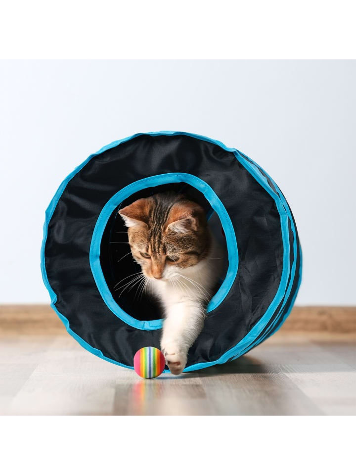 relaxdays Katzentunnel in Bunt günstig kaufen onesize