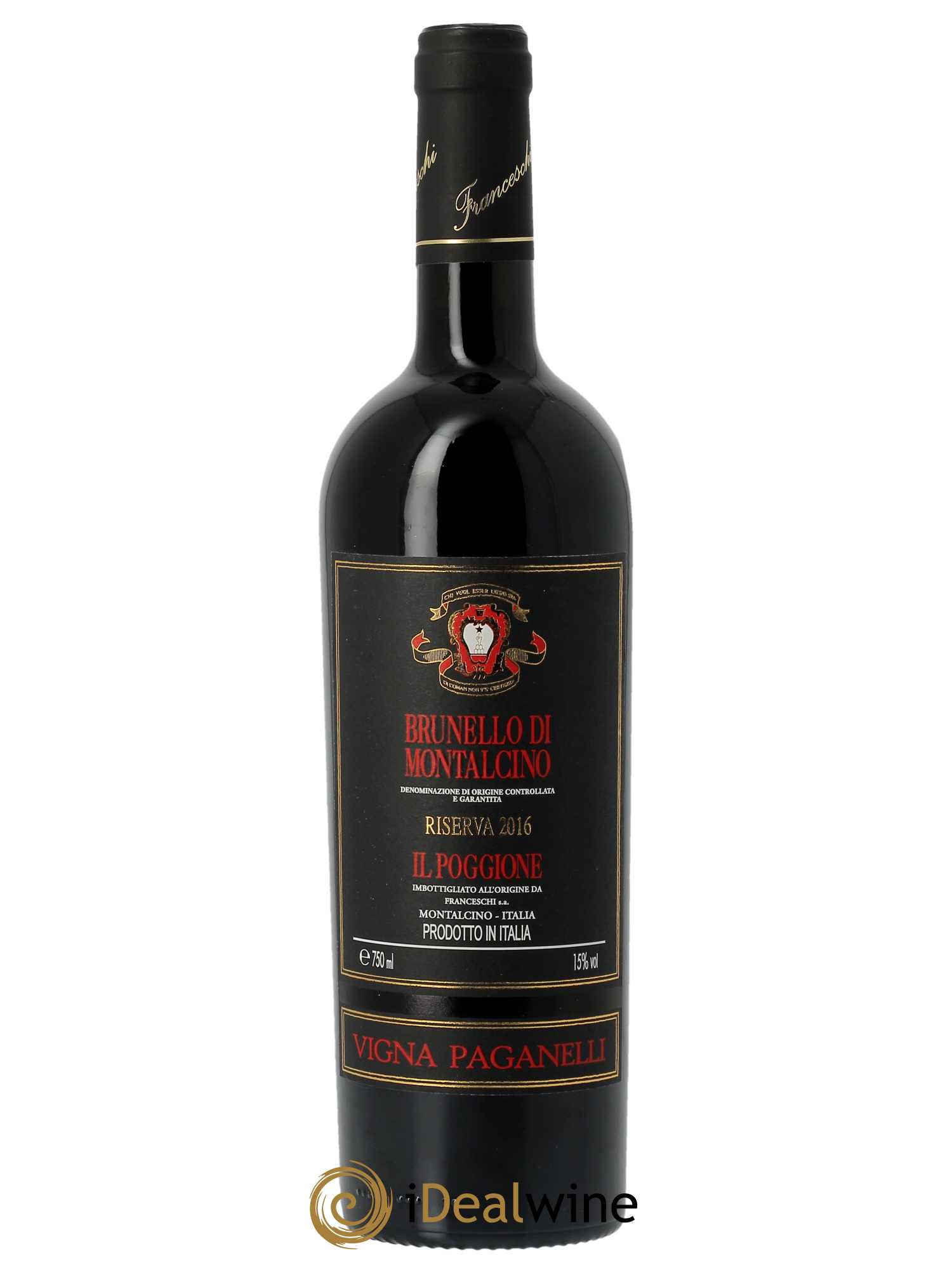 Brunello di Montalcino DOCG Il Poggione Riserva Vigna Paganelli Lavinio Franceschi  2016 - Lot de 1 Bouteille