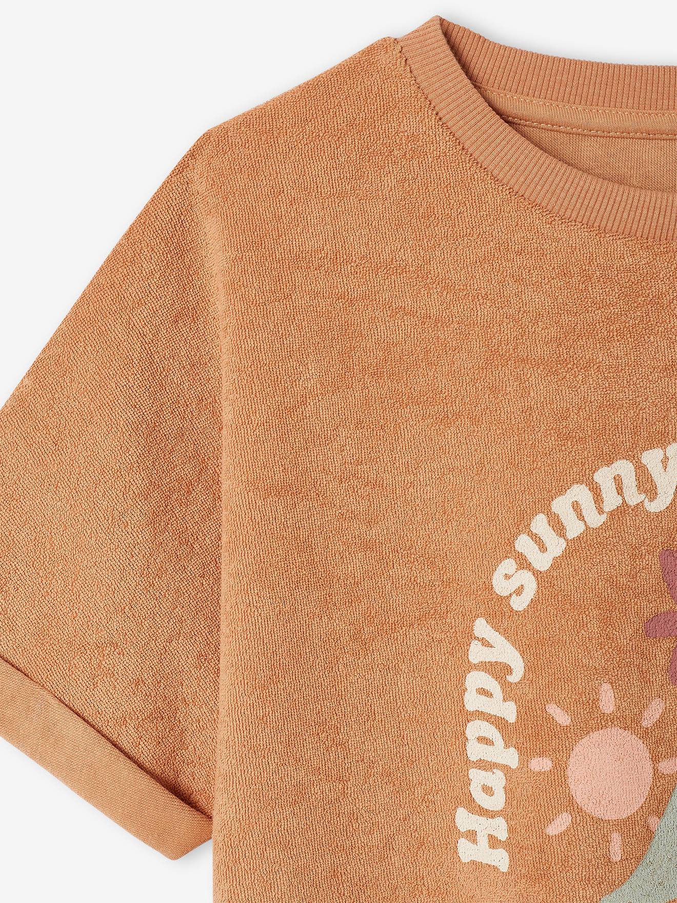 Vertbaudet Mädchen T-Shirt - hellbraun