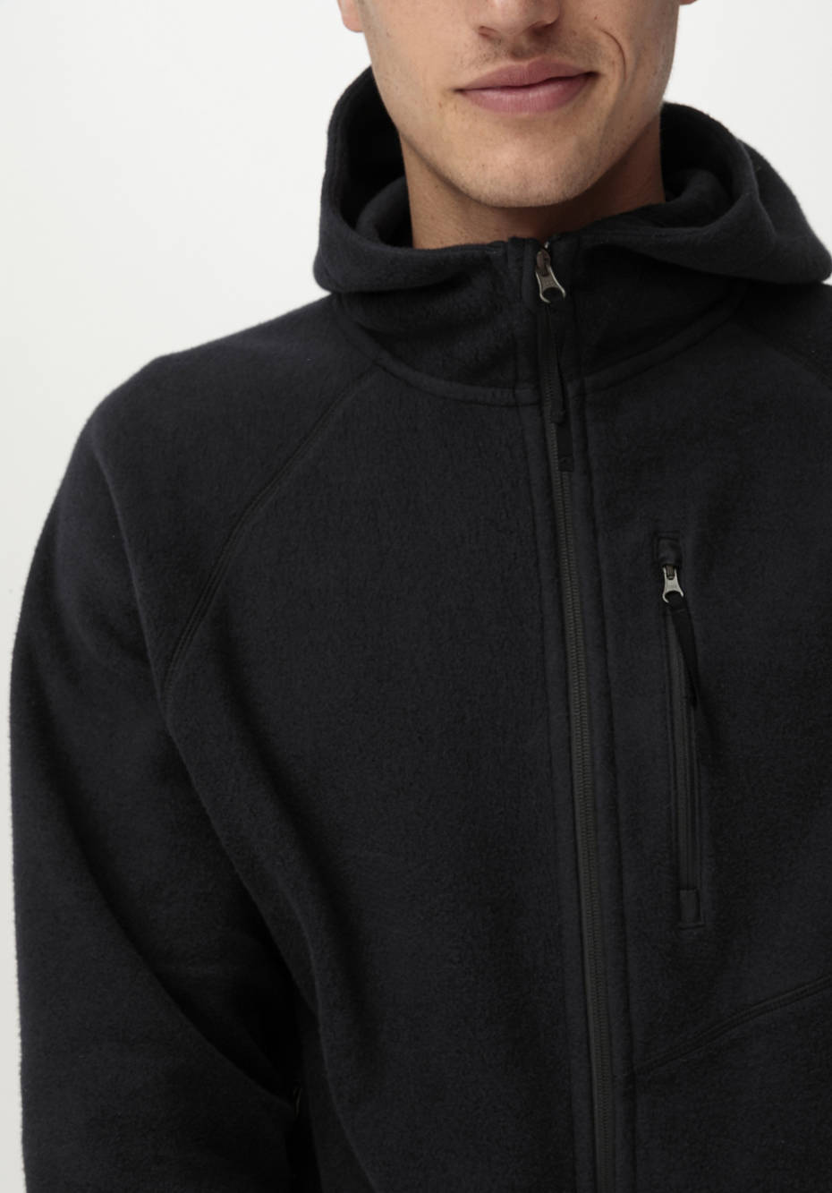 Softfleece-Jacke aus reiner Bio-Baumwolle