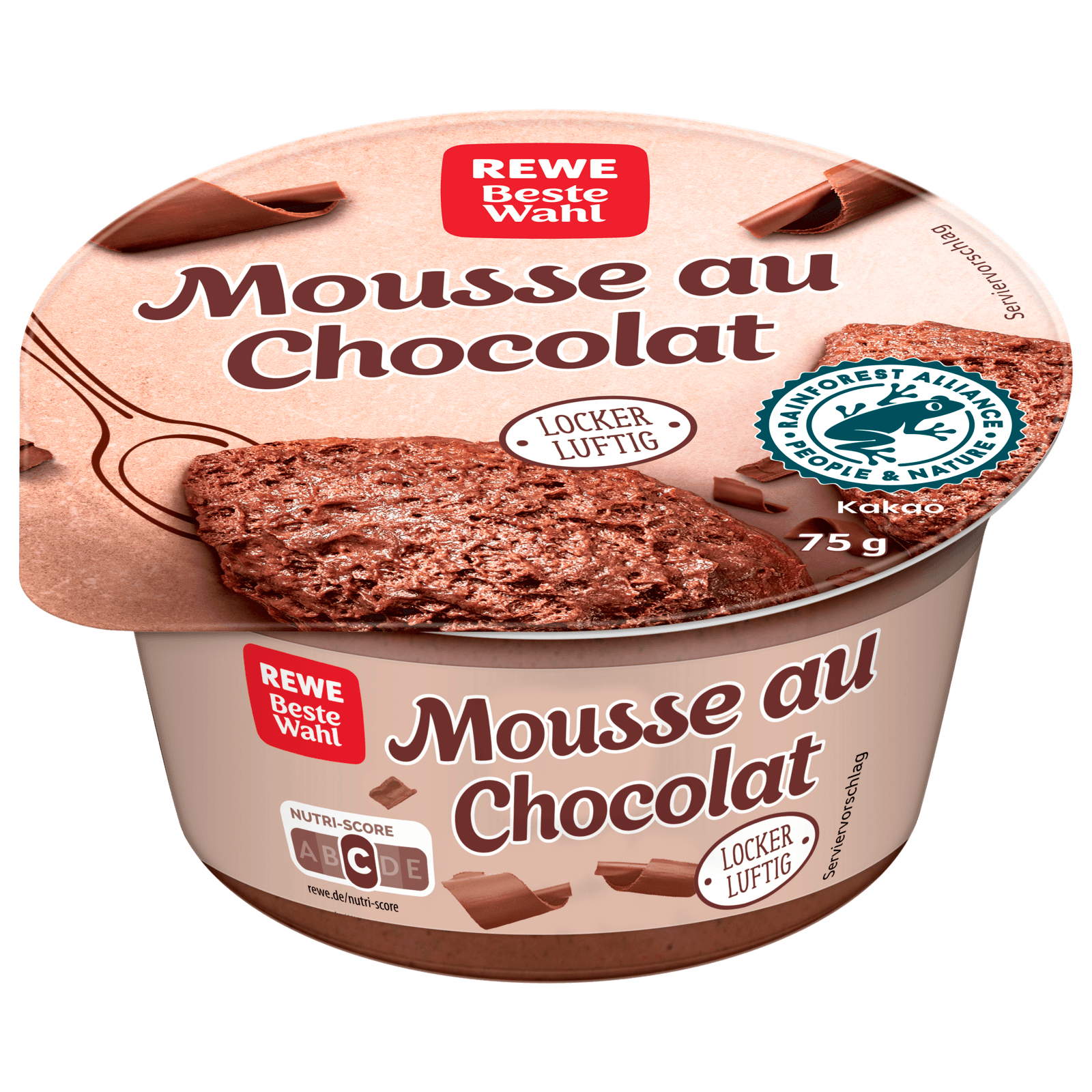 REWE Beste Wahl Mousse au Chocolat 75g
