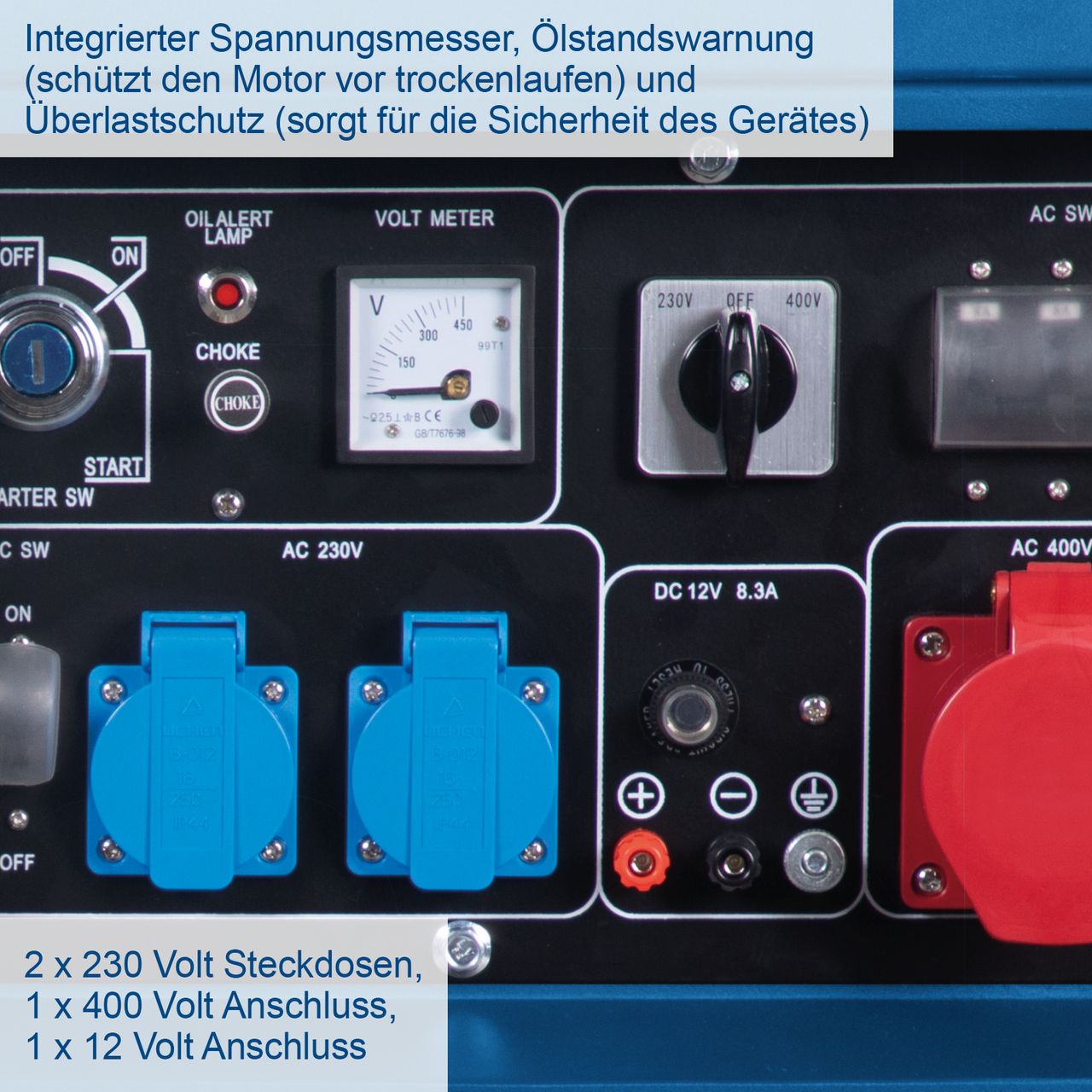 Scheppach Stromerzeuger Diesel 5000W / SG5200D