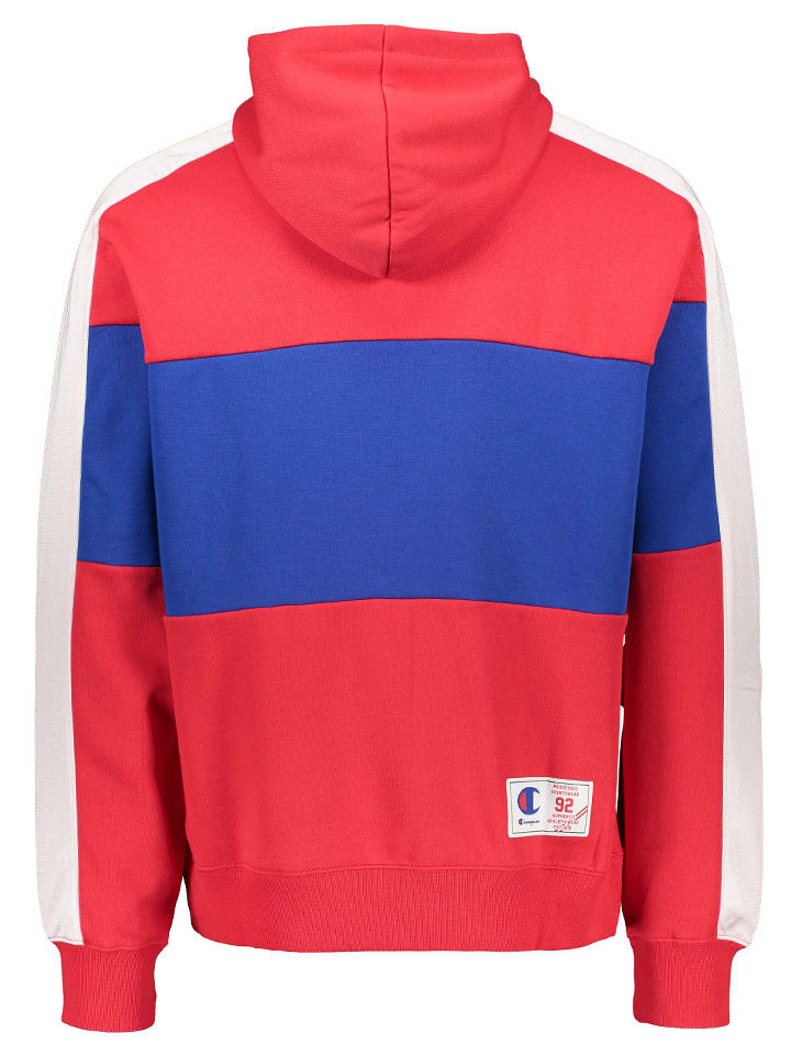 Champion Hoodie in Rot/ Dunkelblau günstig kaufen