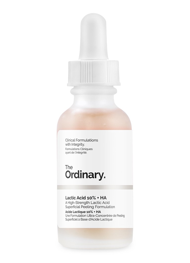 The Ordinary pienskābe 10% + HA 2% - pīlings