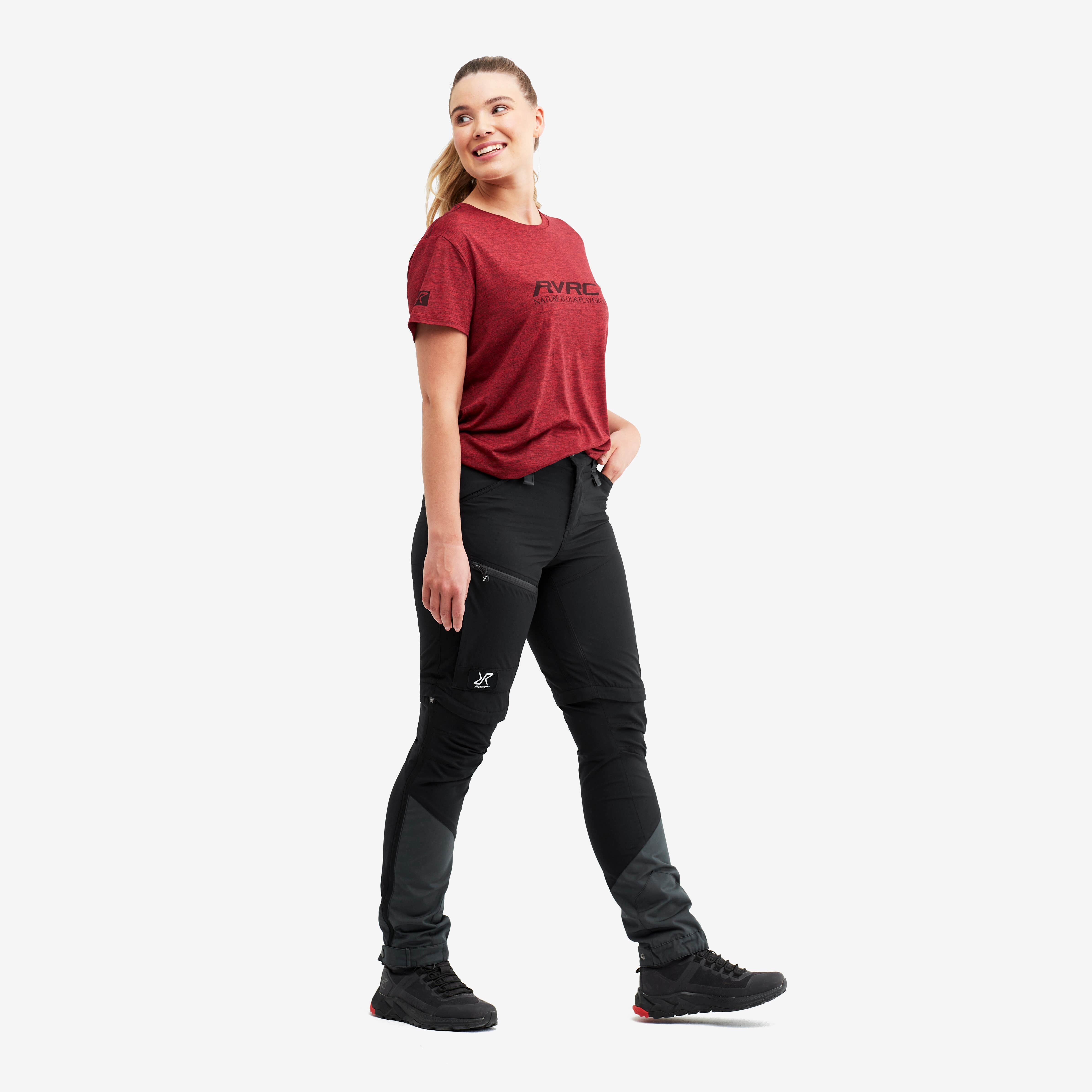 Silence T-zip Pants Femme Black