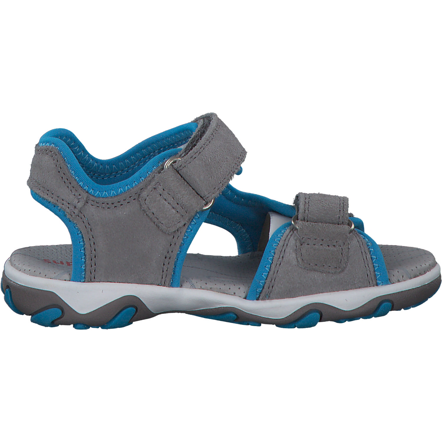 Superfit MIKE 3.0 09469, Sandalen (Kinder), Kinder, HELLGRAU/TÜRKIS