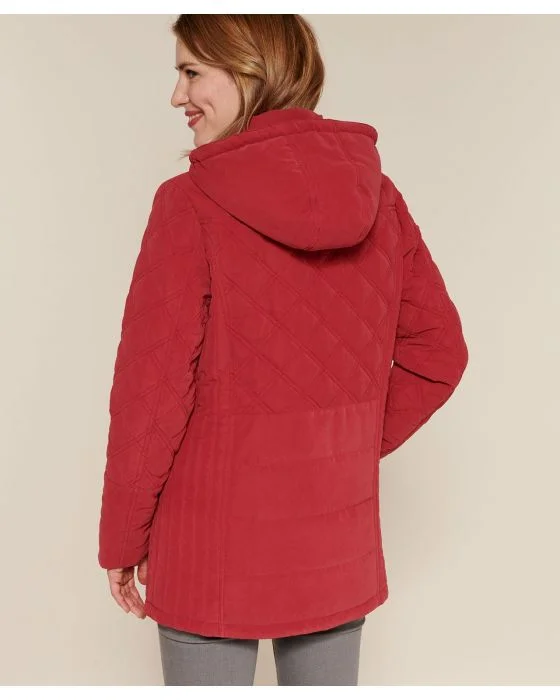 Parka matelassée capuche amovible