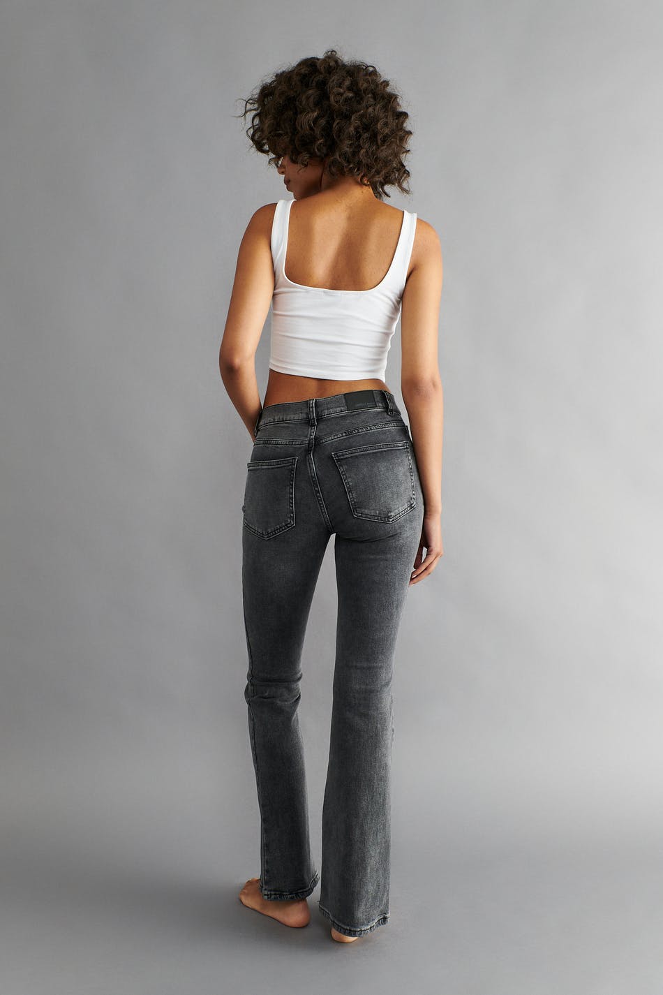 Low waist bootcut jeans