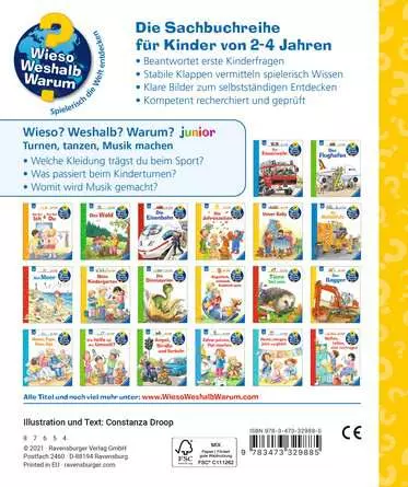 Ravensburger Wieso? Weshalb? Warum? junior, Band 71: Turnen, tanzen, Musik machen