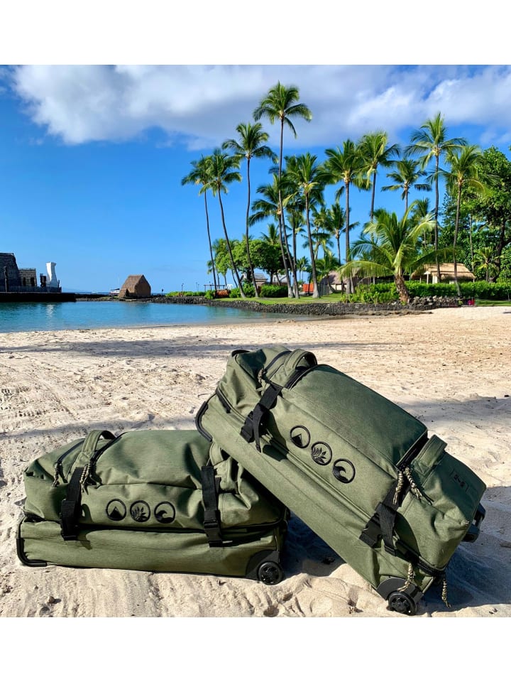 SONS OF ALOHA Reisetasche Reisetasche mit Rollen groß | Duffle 80 cm XXL 140L in grün günstig kaufen