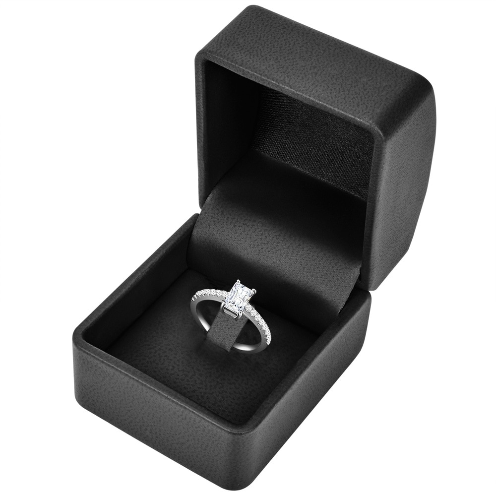 Trilani Bague en argent Argent sterling Oxyde de zirconium (CZ) en Argent Bague