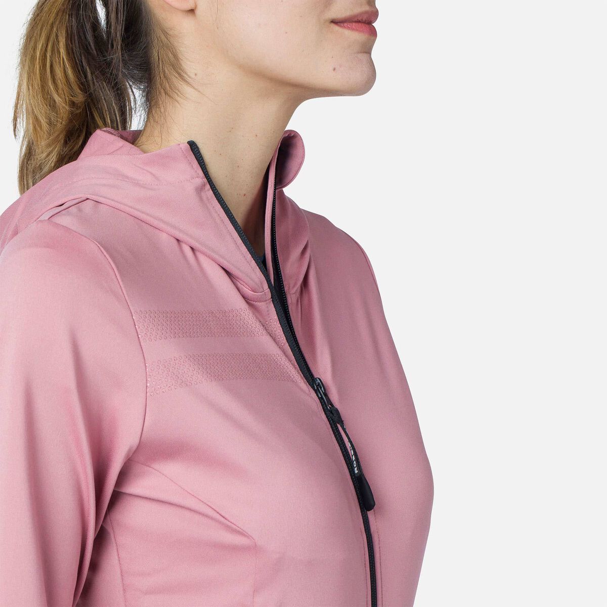 Eco Kapuzenpullover mit durchgehendem Reißverschluss für Damen