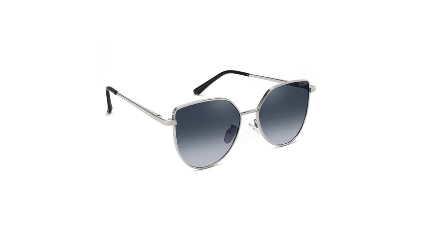 Caresse Brillenmode Sonnenbrille silver shiny