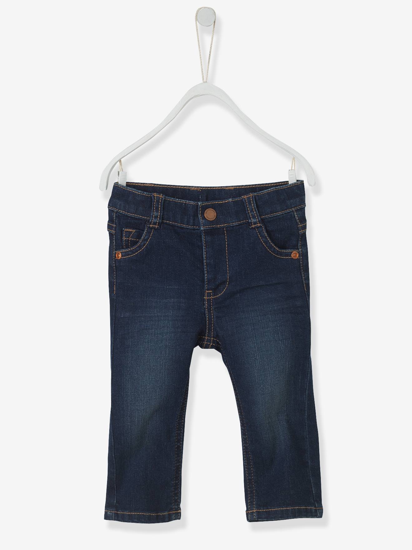 Jean bébé garçon coupe droite BASICS stone