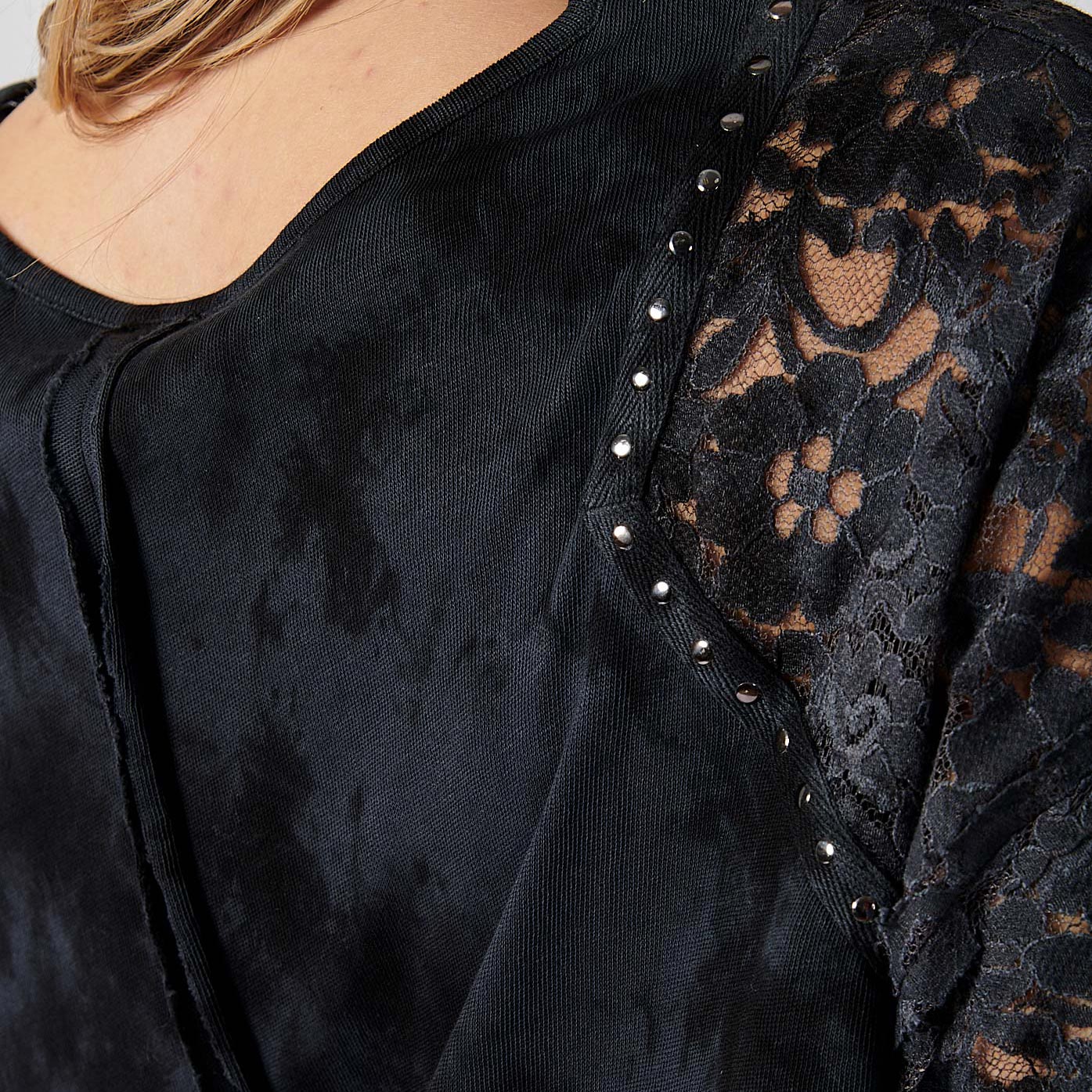 FADOL  T-shirt noir femme
