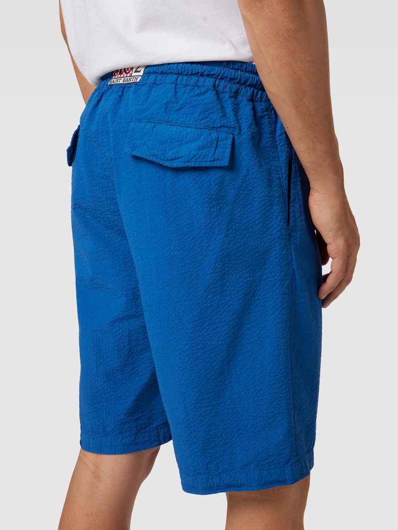 Bermudas mit Streifenmuster Modell 'MARSEILLE' in marineblau