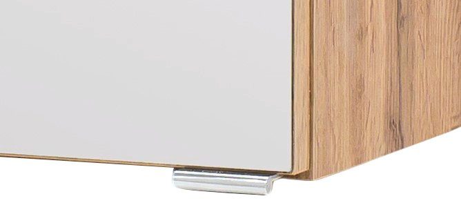 HELD MÖBEL Badezimmer-Set Kaunas, (Set, 3-St), bestehend aus Waschtisch-Set mit Midischrank, Breite 120 cm