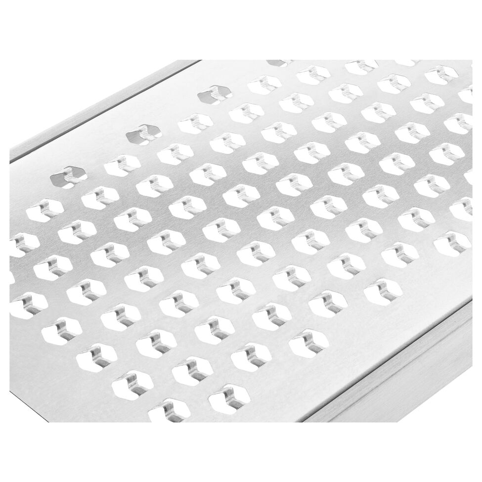 Reibe, Fein, 34 cm, Grau