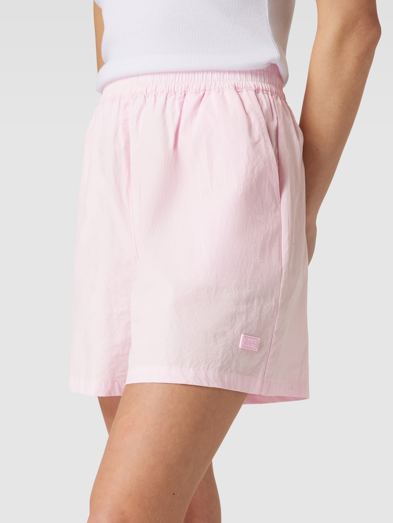 Bermudas mit elastischem Bund in lavendel
